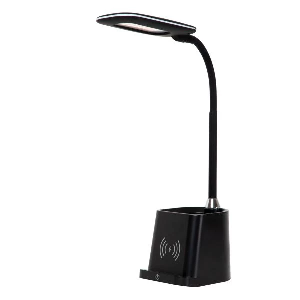 Lucide PENNY - Schreibtischlampe - LED Dim. - 1x4,7W 3000K - Mit kabellosem Ladegerät - Schwarz - detail 4